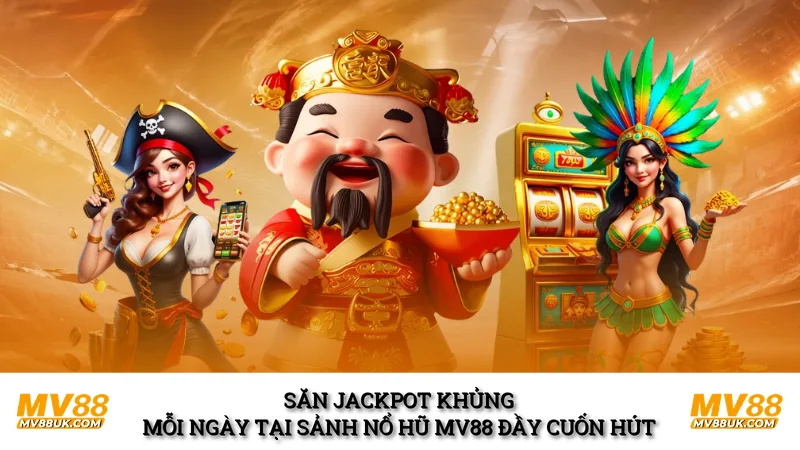 Săn jackpot khủng mỗi ngày tại sảnh nổ hũ MV88 đầy cuốn hút 
